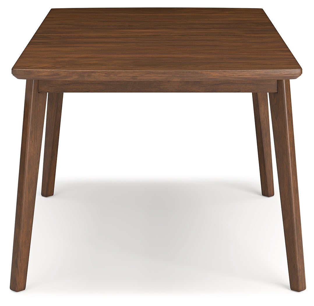 Lyncott Gray/Brown Extension Dining Table and 6 Chairs from Ashley Furniture - Luna Furniture