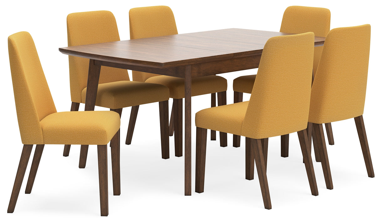 Lyncott Extension Dining Table and 6 Chairs from Ashley Furniture - Luna Furniture