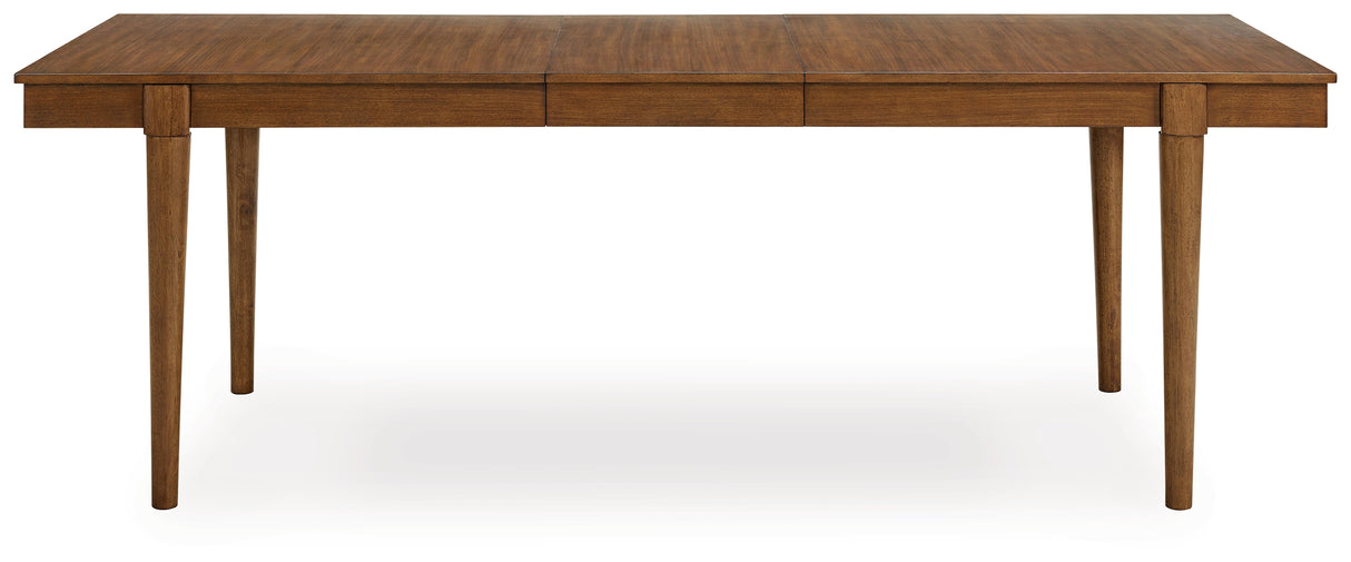 Lyncott Gray/Brown Extension Dining Table and 6 Chairs from Ashley Furniture - Luna Furniture