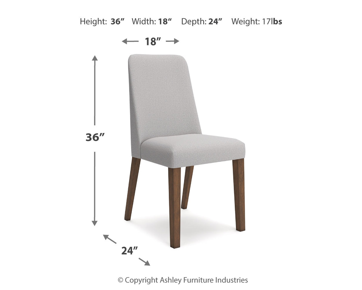 Lyncott Gray/Brown Extension Dining Table and 6 Chairs from Ashley Furniture - Luna Furniture