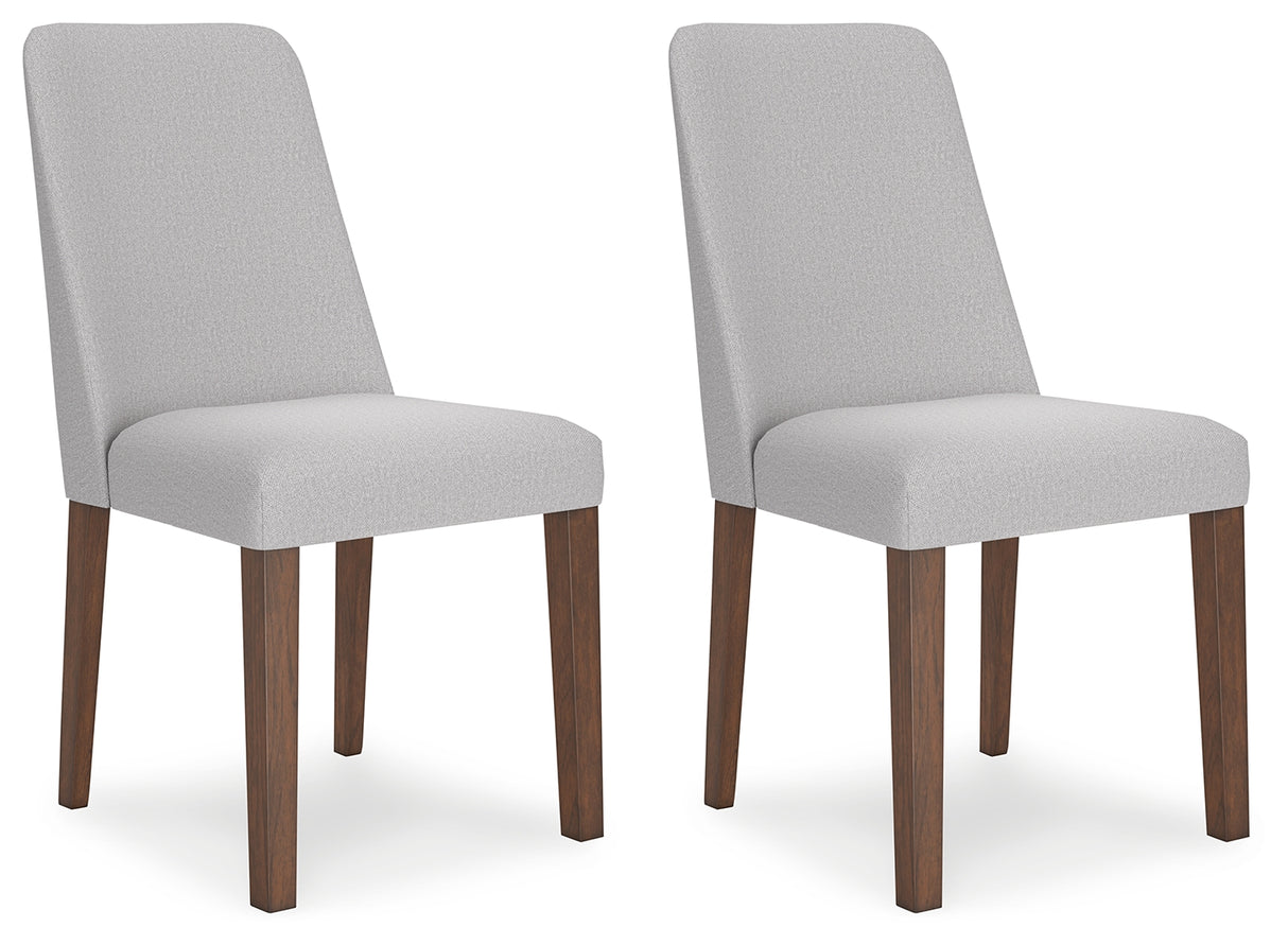 Lyncott Gray/Brown Extension Dining Table and 6 Chairs from Ashley Furniture - Luna Furniture