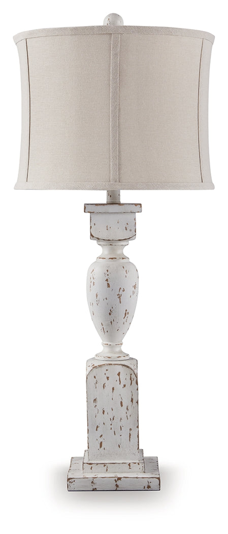 Madsbrook Antique White Table Lamp from Ashley - Luna Furniture