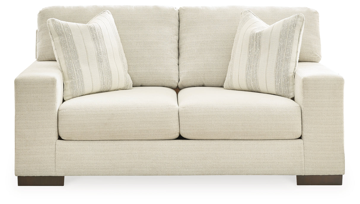 Maggie Sofa, Loveseat, Chair and Ottoman in Birch from Ashley - Luna Furniture