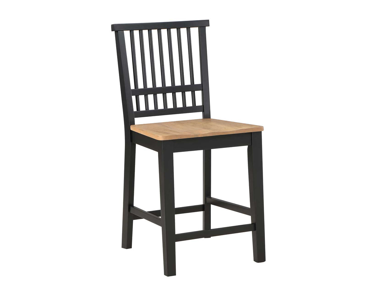 Magnolia Ebony/Natural Counter Height Dining Set from Steve Silver - Luna Furniture