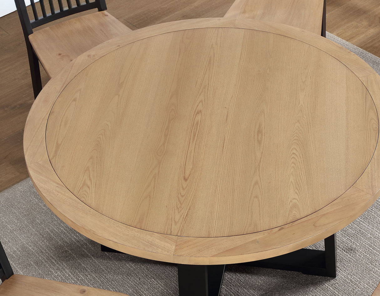 Magnolia 54-inch Round 5-Piece Dining Set from Steve Silver - Luna Furniture