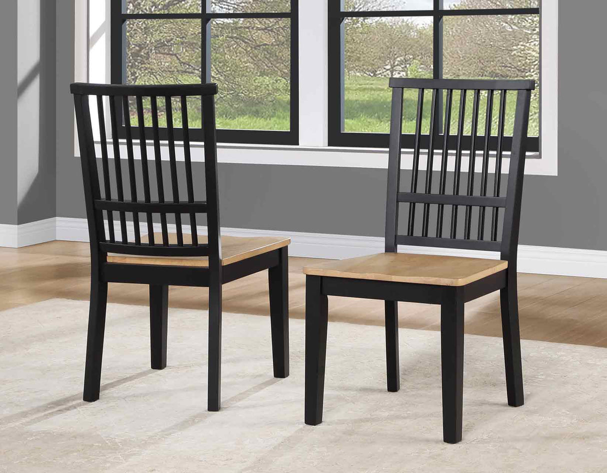 Magnolia Black Round Dining Room Set from Steve Silver - Luna Furniture