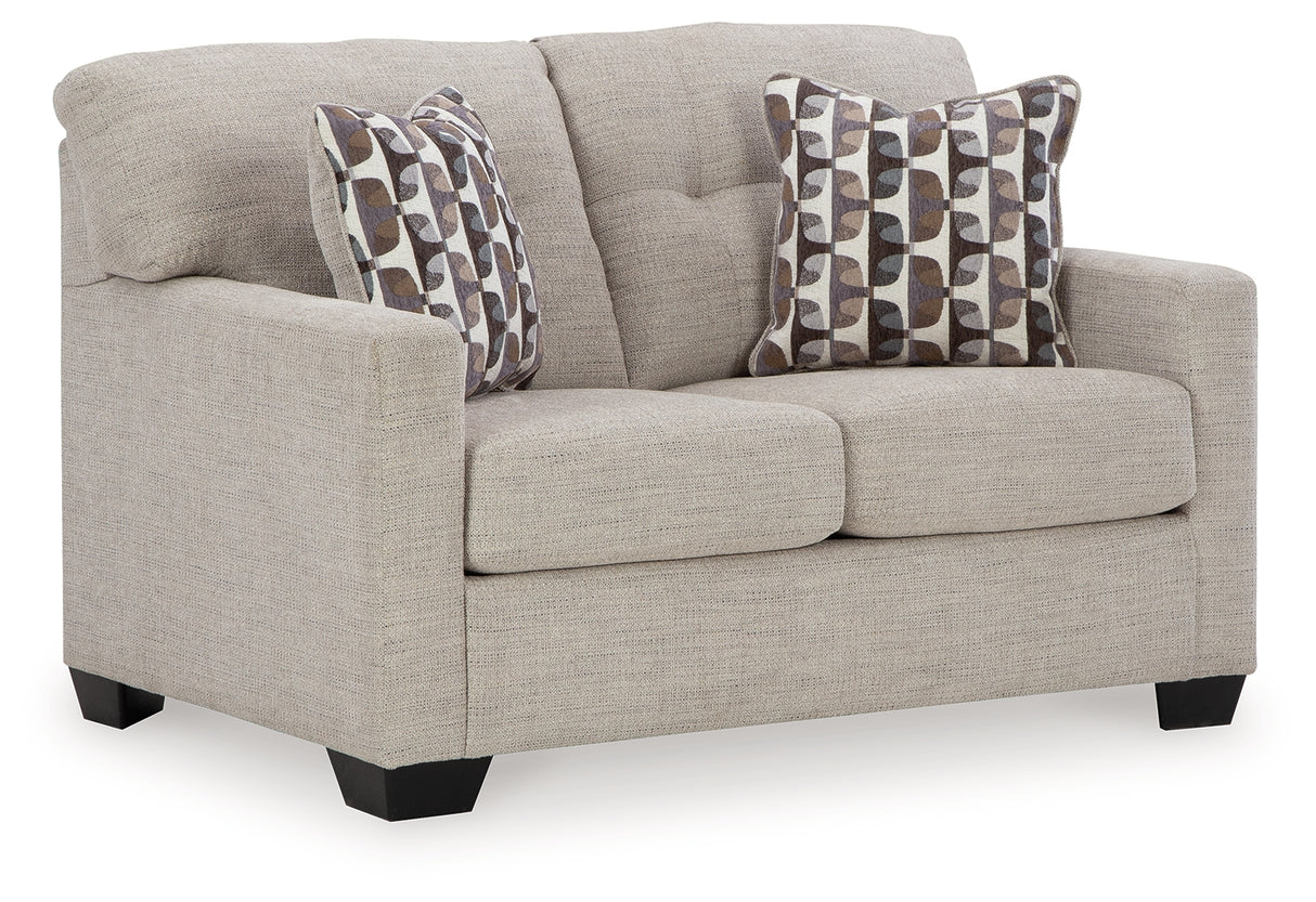 Mahoney Pebble Full Sofa Sleeper and Loveseat from Ashley - Luna Furniture