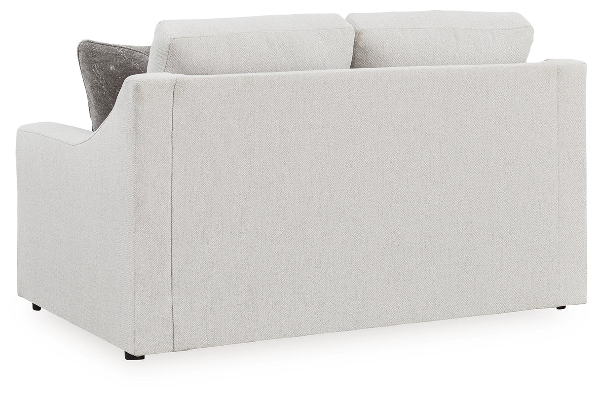 Maitelynn Sofa, Loveseat, Chair and Ottoman in Chalk from Ashley - Luna Furniture