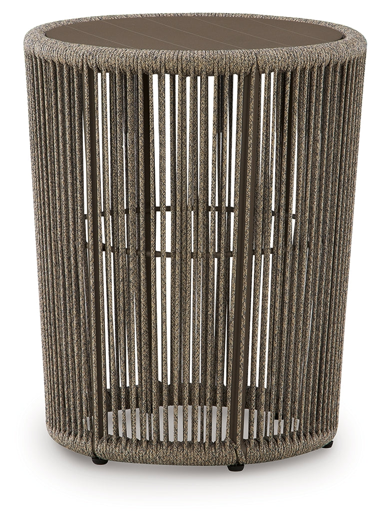 Majors Beach Beige Outdoor Table and 2 Chairs from Ashley - Luna Furniture