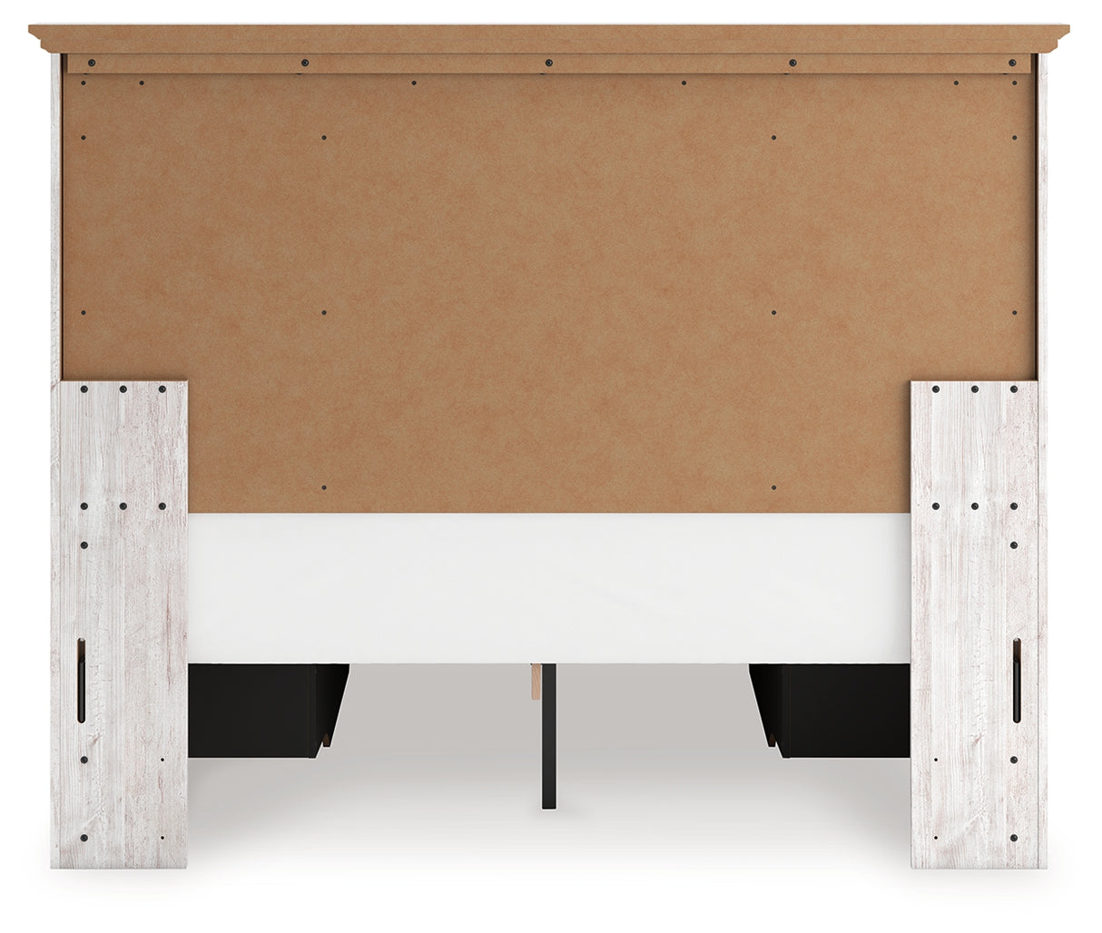 Makidern Whitewash Queen Panel Storage Bed from Ashley - Luna Furniture