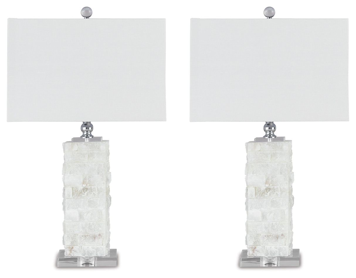 Malise White Table Lamp (Set of 2) from Ashley - Luna Furniture