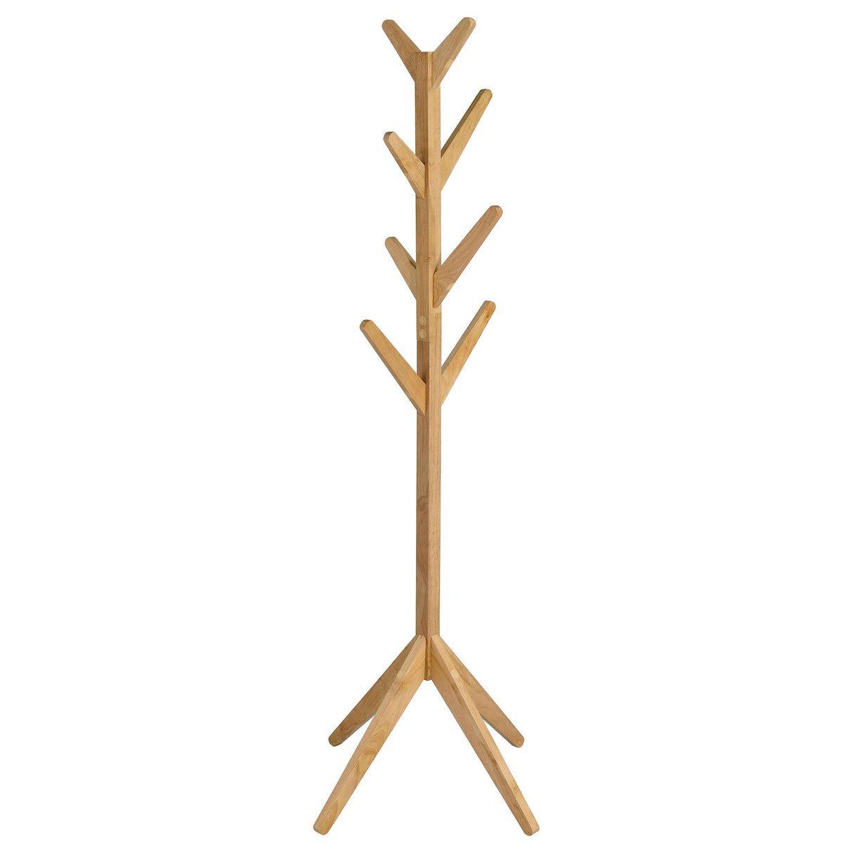 Margaret Natural Oak Solid Wood Coat Rack from Coaster - Luna Furniture