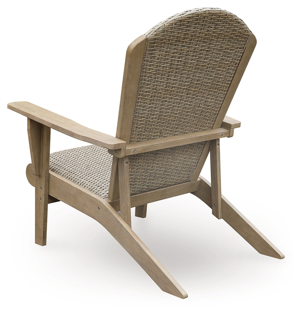 Marina Sun Beige Adirondack Chair from Ashley - Luna Furniture