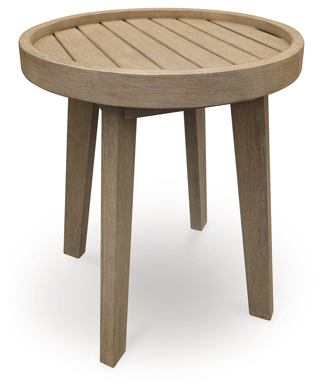 Marina Sun Beige Outdoor End Table from Ashley - Luna Furniture