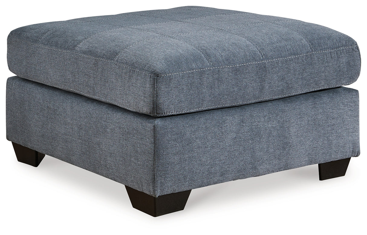 Marleton Denim 2-Piece Sleeper Sectional with Ottoman from Ashley - Luna Furniture