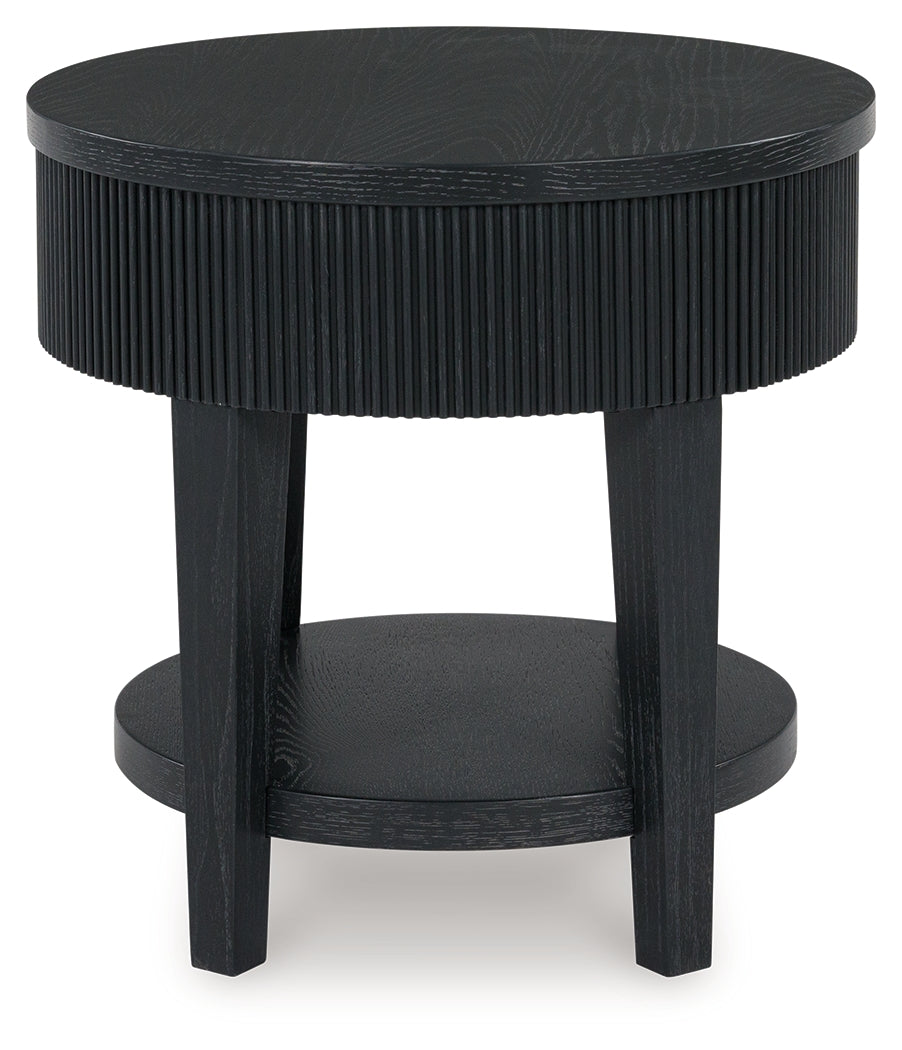 Marstream Black End Table from Ashley - Luna Furniture