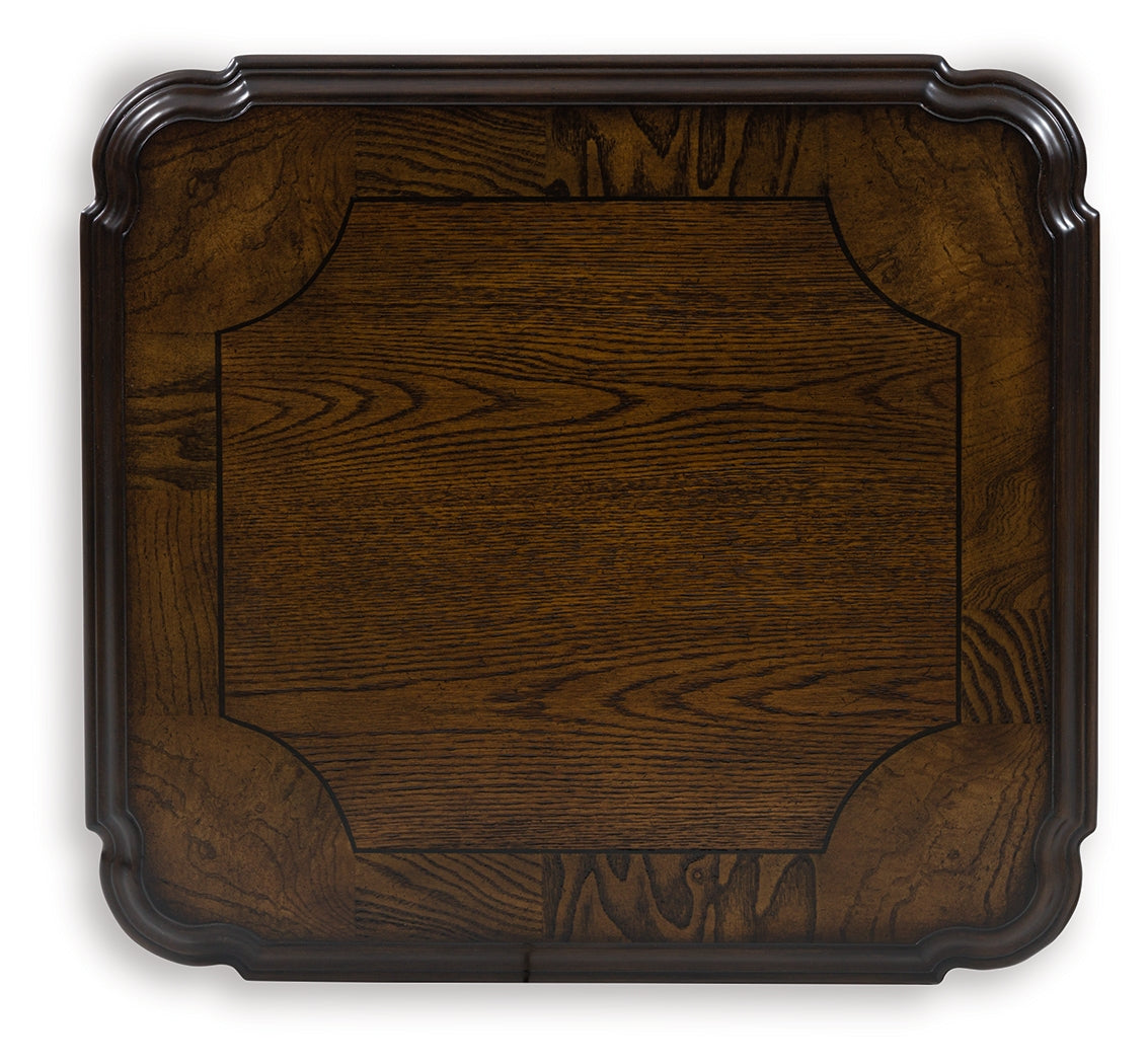 Maylee Dark Brown End Table from Ashley - Luna Furniture