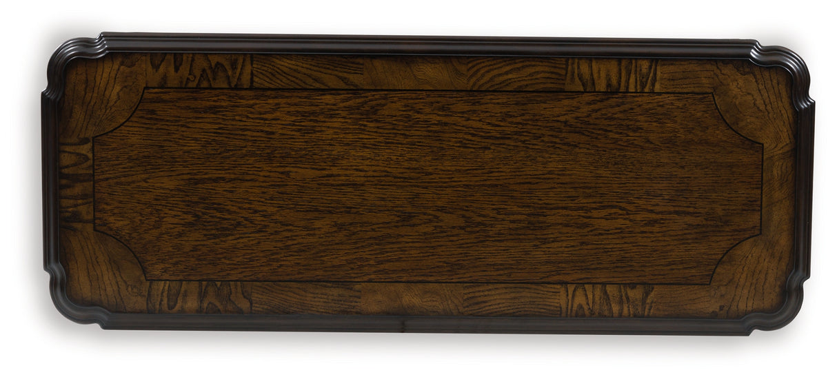 Maylee Dark Brown Sofa Table from Ashley - Luna Furniture