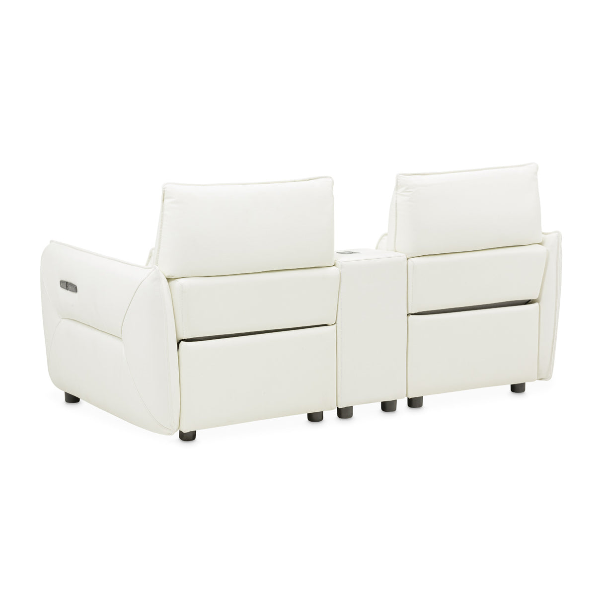 Mia Bella Verona Reclining Loveseat With Storage Console from Michael Amini - Luna Furniture