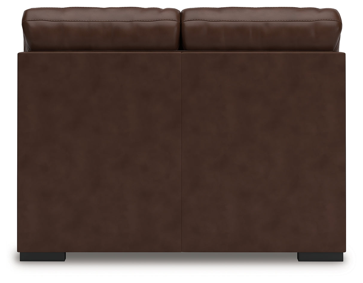 McDowlan Coffee Armless Loveseat from Ashley - Luna Furniture