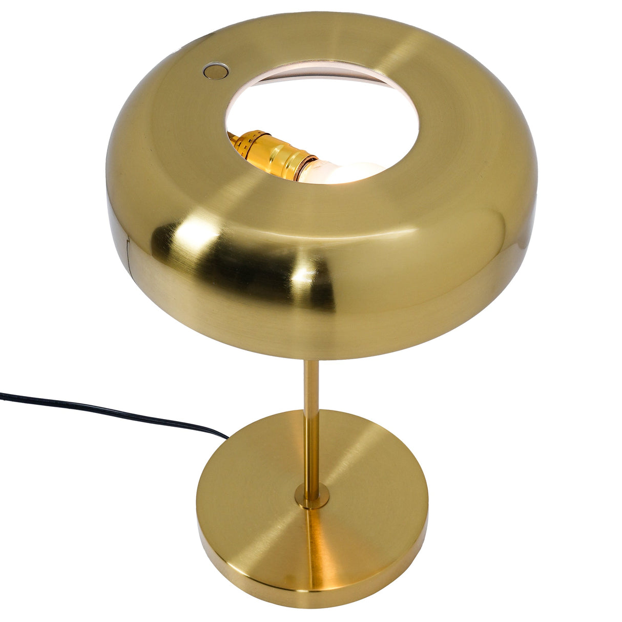 Metro Table lamp with Gold outer and White inner from Ashcroft Furniture - Luna Furniture