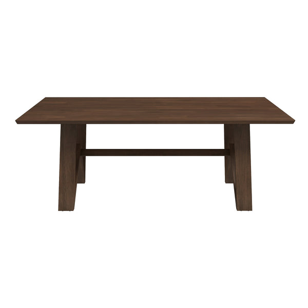 Trimont Walnut Rectangular 78" Solid Wood Dining Table