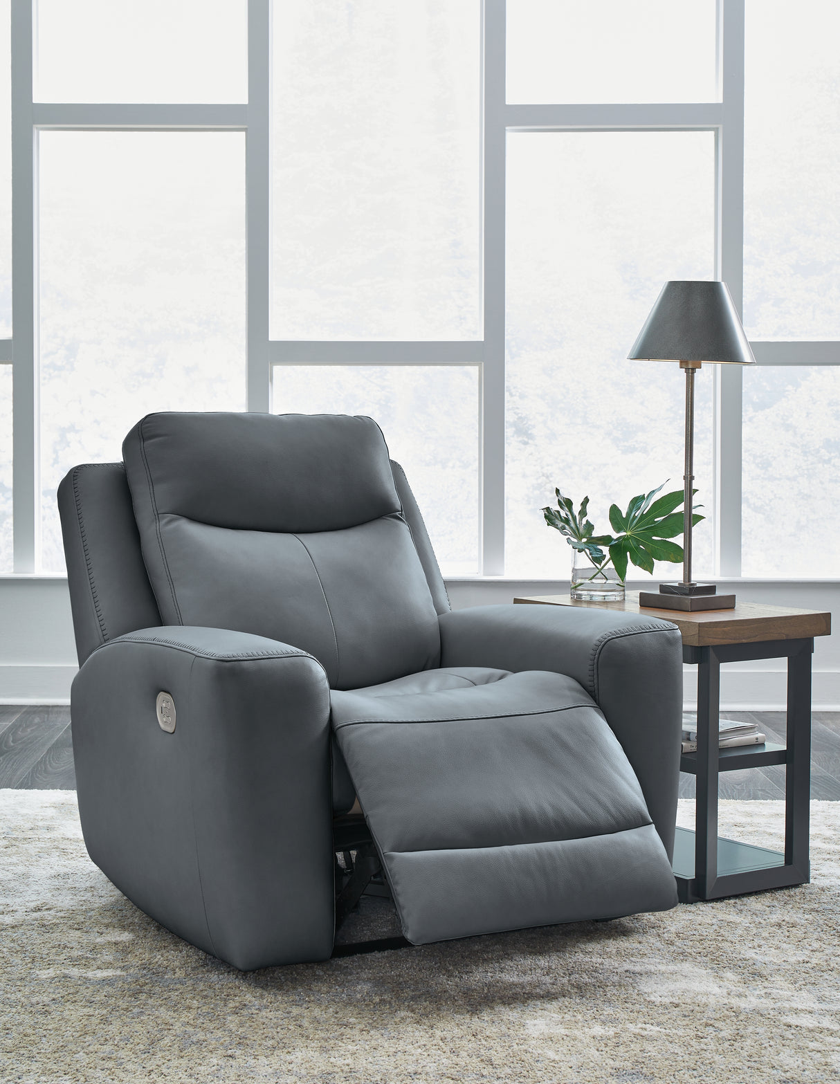 Mindanao Steel Sofa, Loveseat and Recliner from Ashley - Luna Furniture