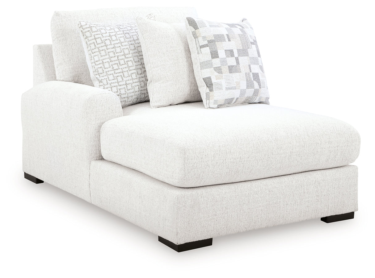 Misty-Lakes Chalk Left-Arm Facing Corner Chaise from Ashley Furniture - Luna Furniture