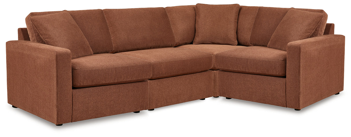Modmax Brown 4-Piece Sectional from Ashley - Luna Furniture
