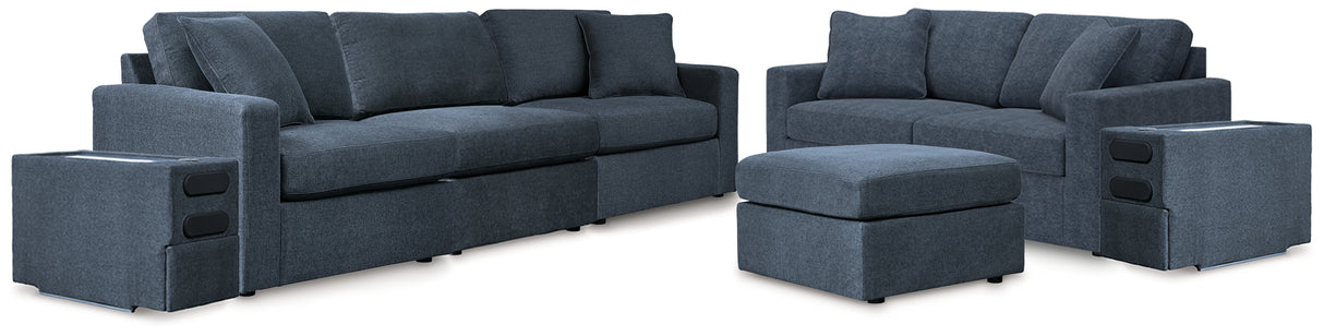 Modmax 4-Piece Sectional Sofa, 3-Piece Sectional Loveseat and Ottoman from Ashley - Luna Furniture