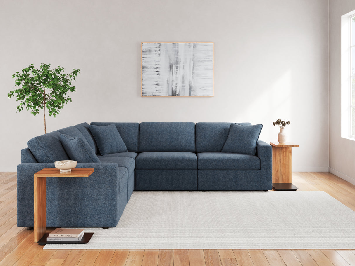 Modmax 5-Piece Sectional with Recliner in Ink from Ashley - Luna Furniture