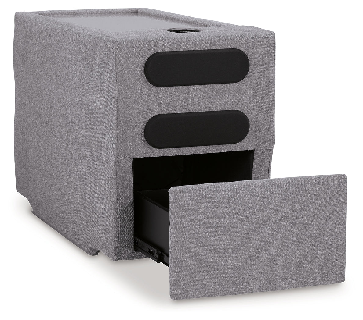 Modmax Granite Console with Audio System from Ashley - Luna Furniture