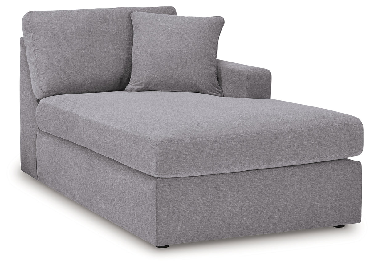 Modmax Granite Right-Arm Facing Corner Chaise from Ashley - Luna Furniture