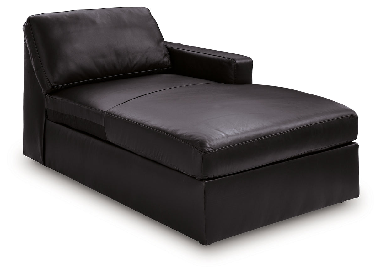 ModMax II Black Right-Arm Facing Corner Chaise from Ashley - Luna Furniture