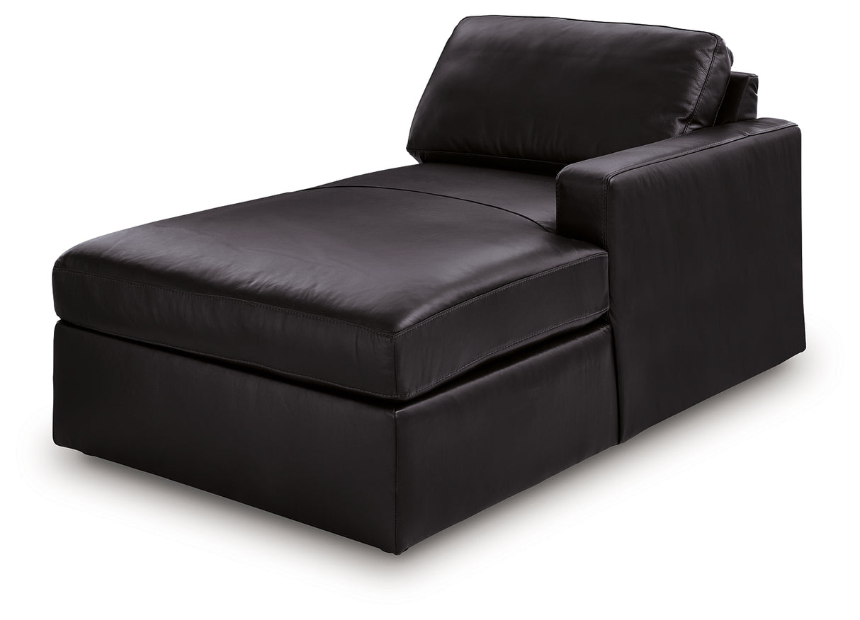 ModMax II Black Right-Arm Facing Corner Chaise from Ashley - Luna Furniture