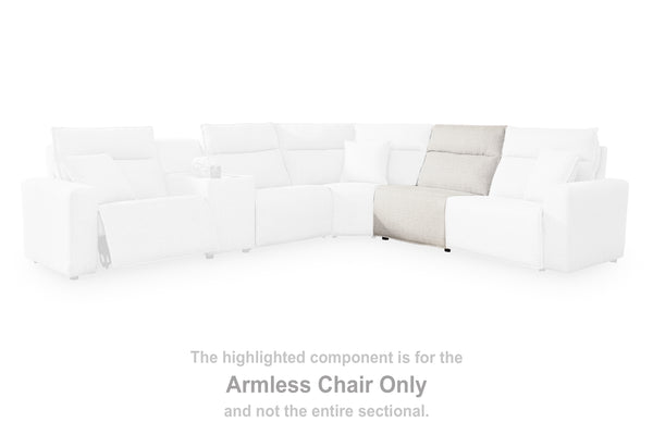ModMax II Stone Armless Chair