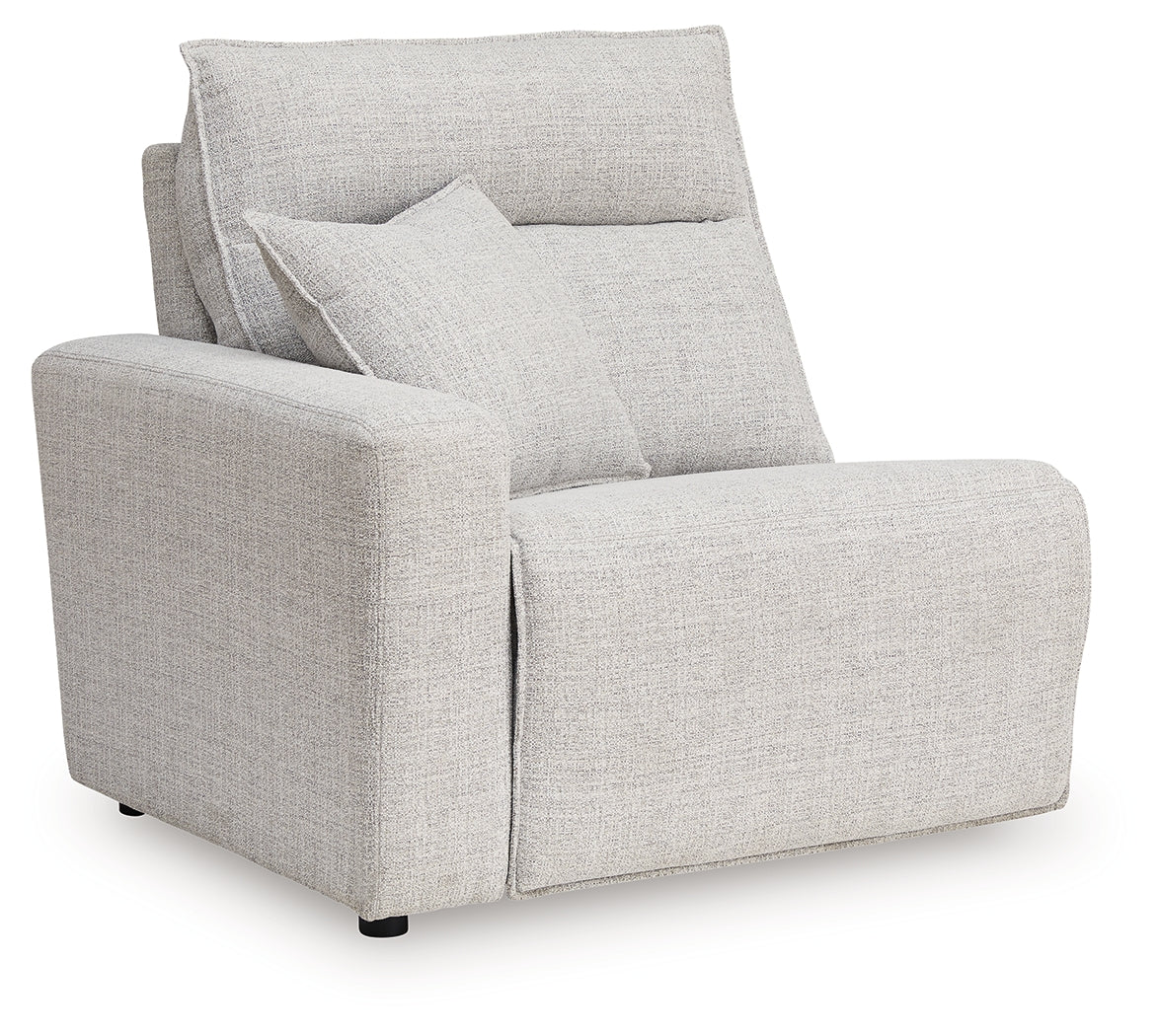ModMax II Stone Left-Arm Facing Power Recliner from Ashley - Luna Furniture