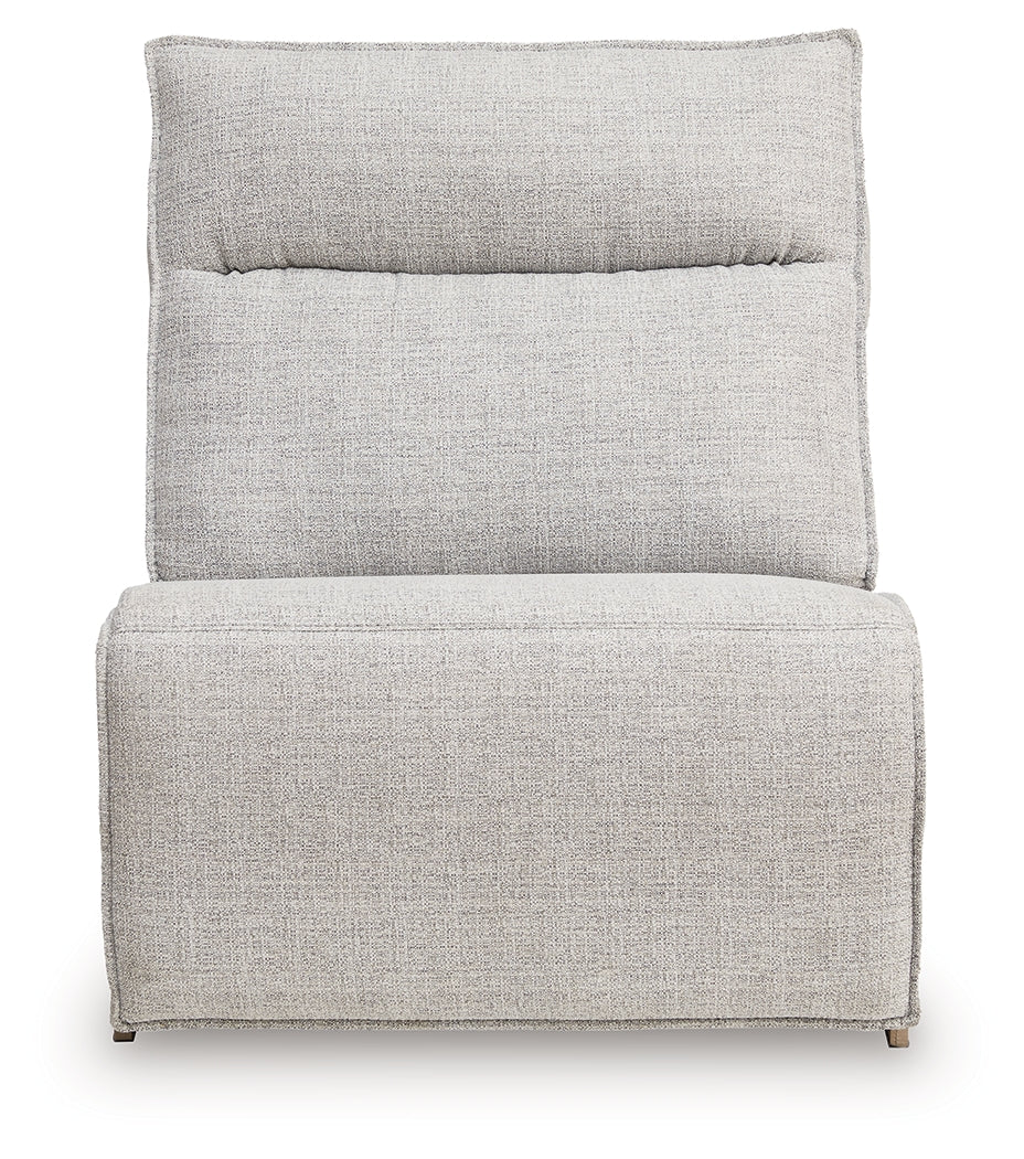 ModMax II Stone Power Armless Recliner from Ashley - Luna Furniture