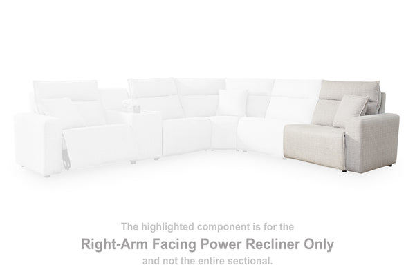 ModMax II Stone Right-Arm Facing Power Recliner
