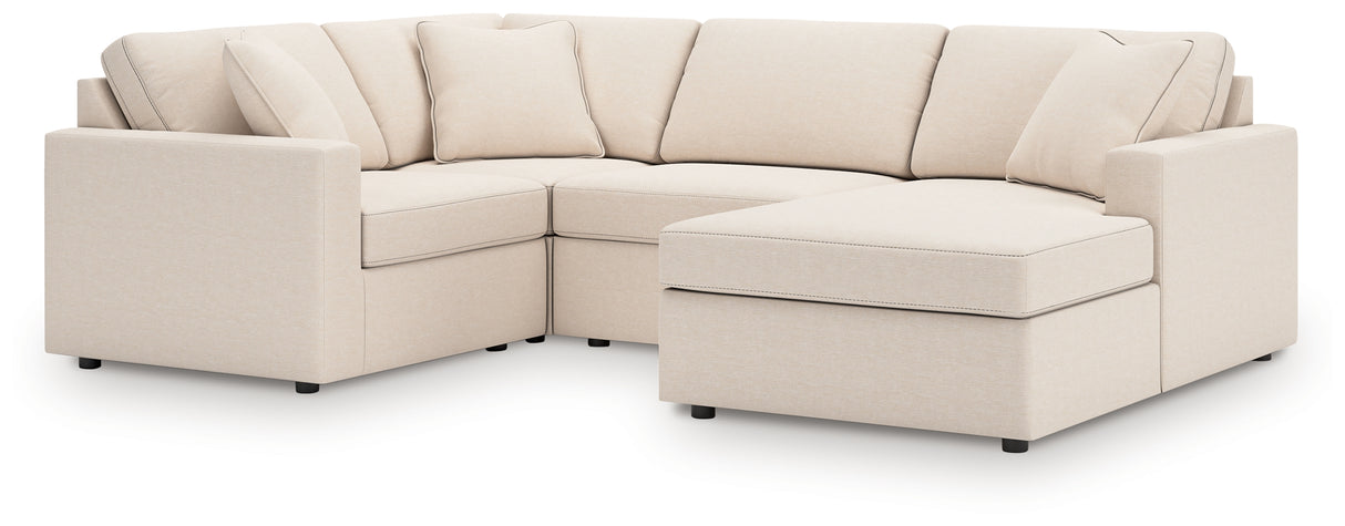 Modmax Oyster 4-Piece Sectional with Chaise from Ashley - Luna Furniture