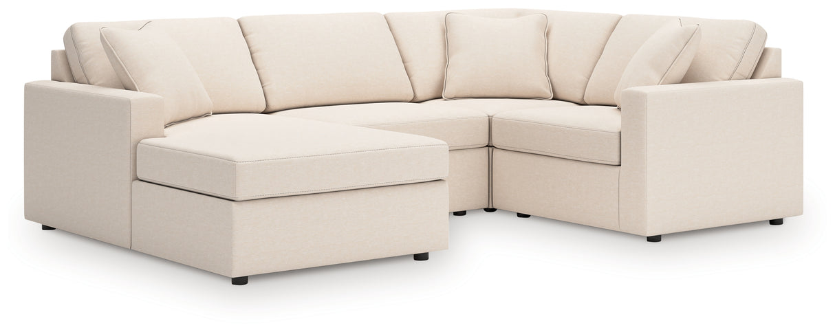 Modmax Oyster 4-Piece Sectional with Chaise from Ashley - Luna Furniture