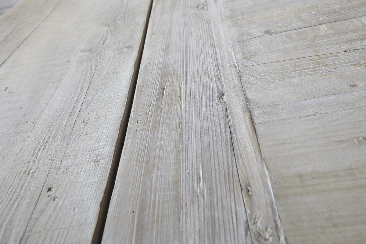 Monastery Extension Dining Table in Smoke Gray Pine from Essentials For Living - Luna Furniture