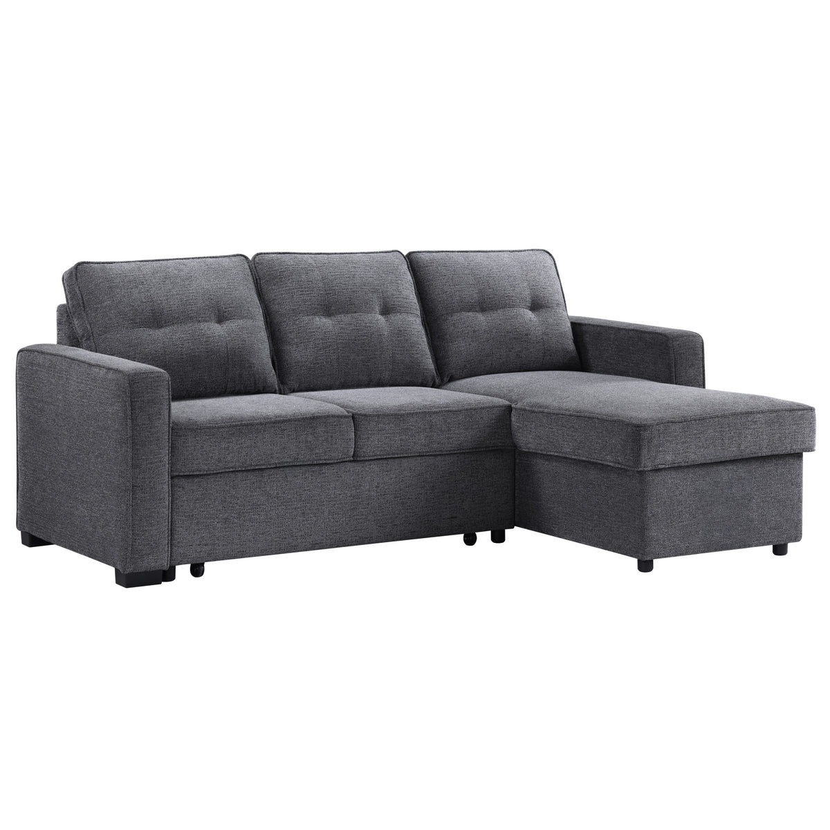 Noah Gray Flippable Convertible Storage Sleeper Chofa from Steve Silver - Luna Furniture