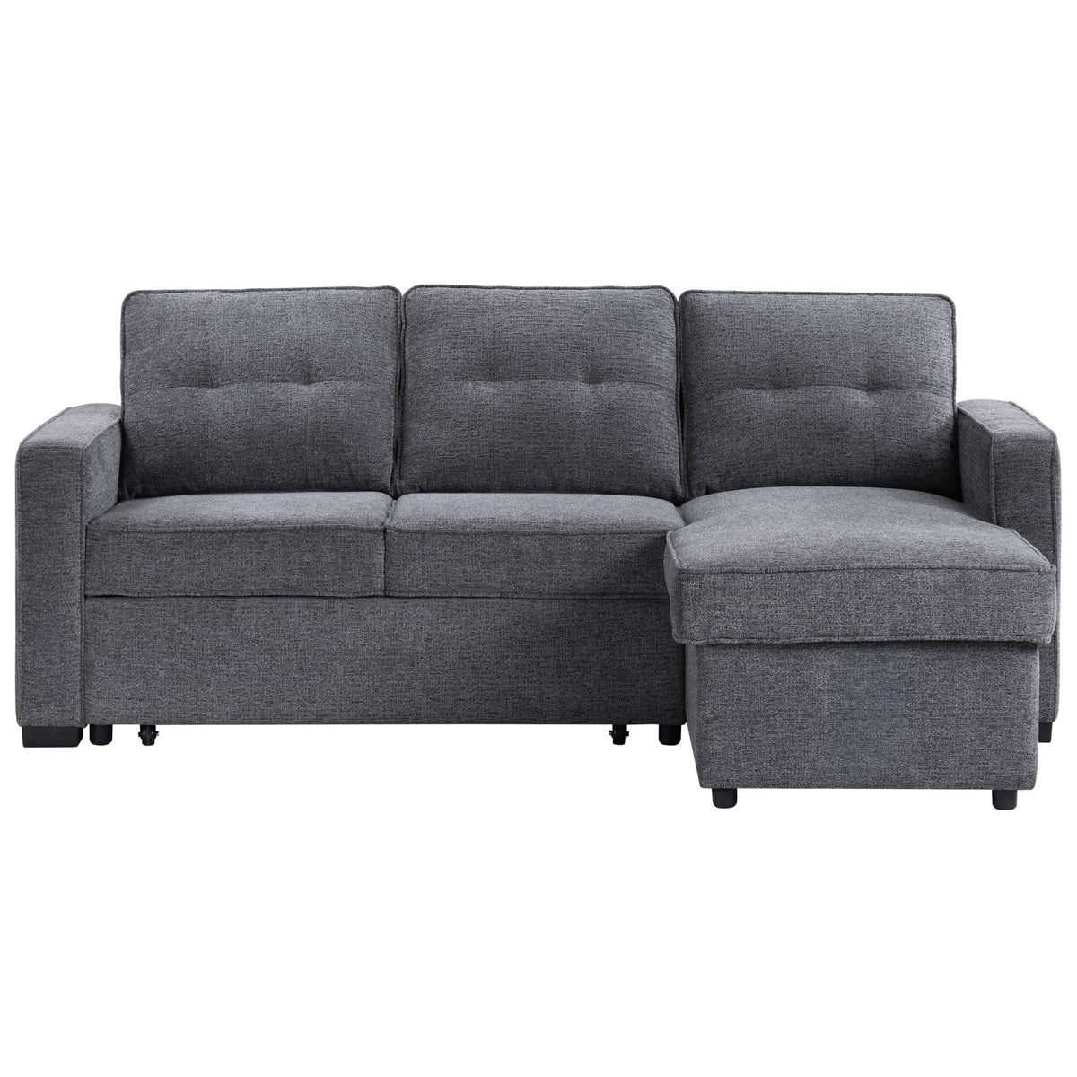 Noah Gray Flippable Convertible Storage Sleeper Chofa from Steve Silver - Luna Furniture