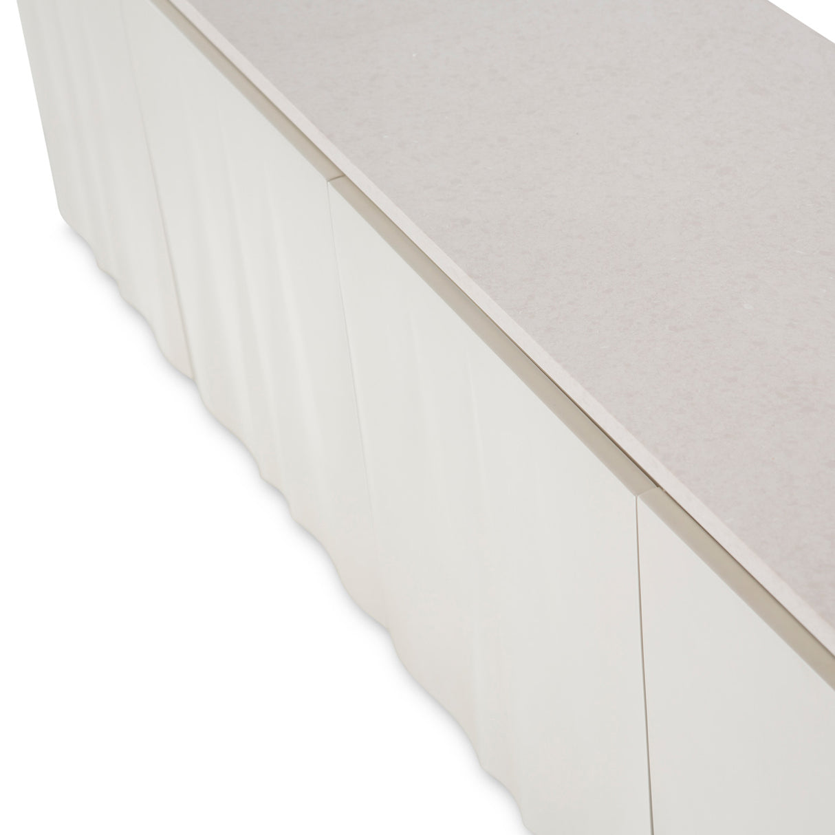 London Place Creamy Pearl Media Cabinet from Michael Amini - Luna Furniture