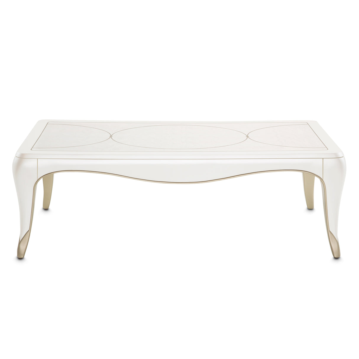 London Place Creamy Pearl Cocktail Table from Michael Amini - Luna Furniture