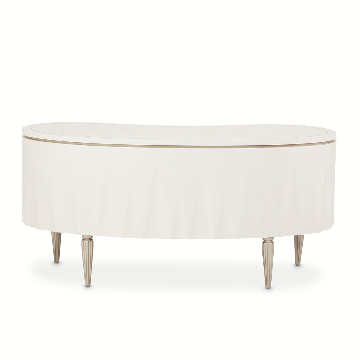 London Place Creamy Pearl Desk from Michael Amini - Luna Furniture