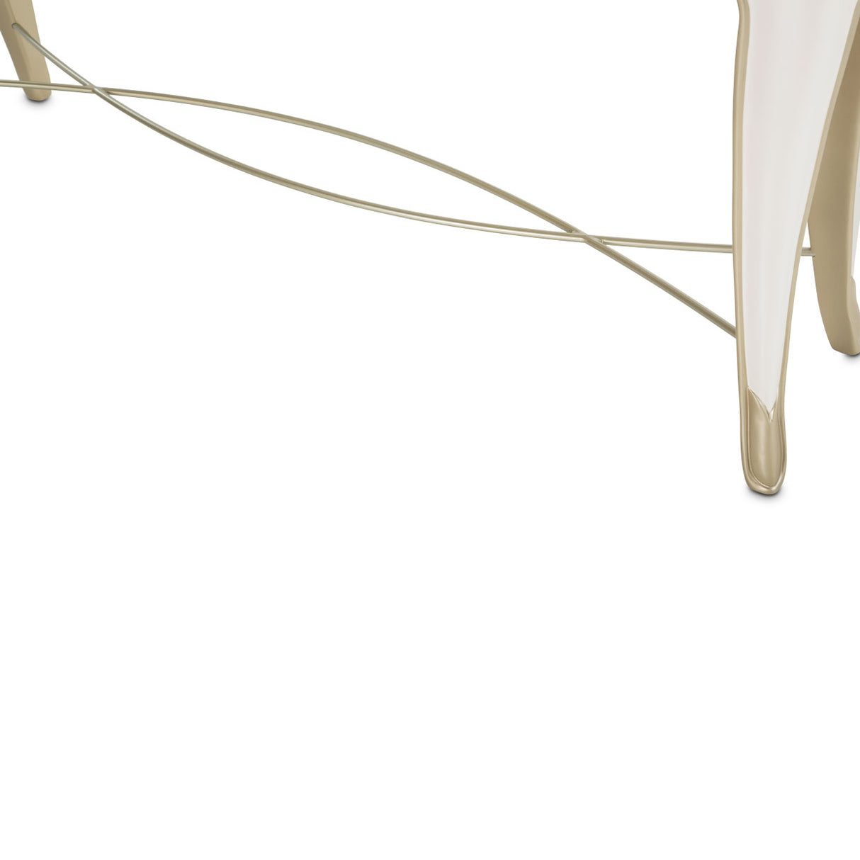 London Place Creamy Pearl Console Table from Michael Amini - Luna Furniture