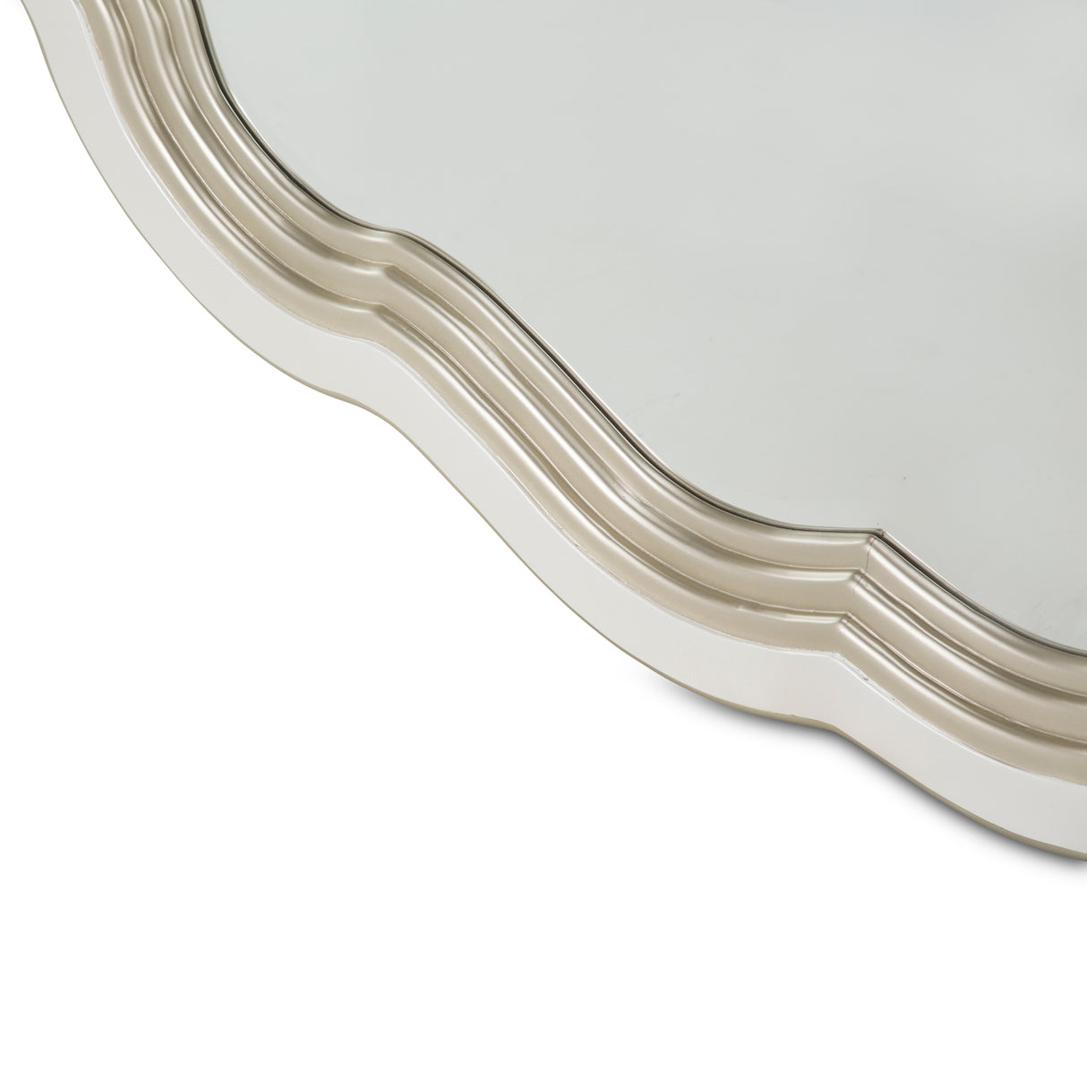 London Place Creamy Pearl Wall Mirror from Michael Amini - Luna Furniture