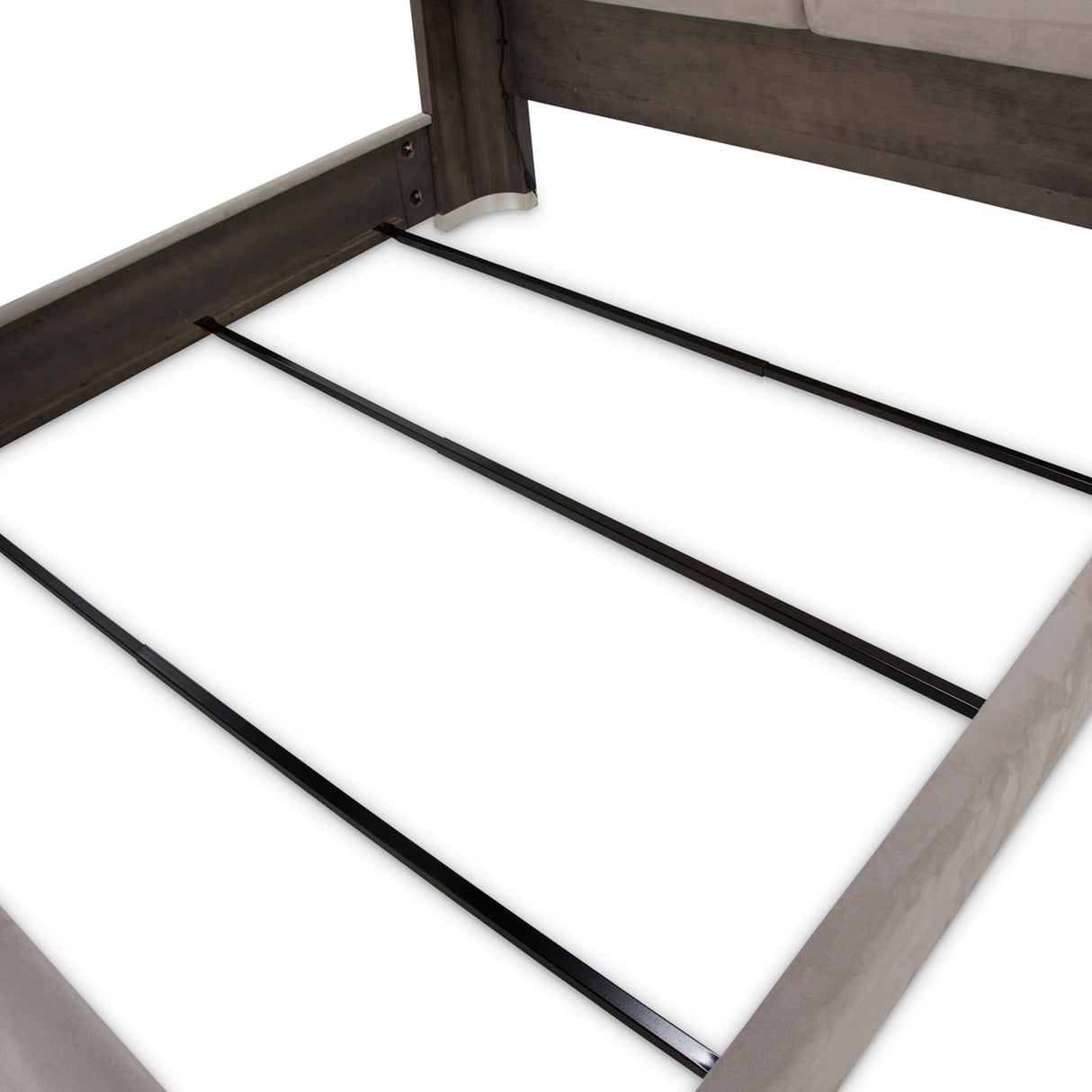 Roxbury Park Slate Cal. King Dual-panel Bed from Michael Amini - Luna Furniture